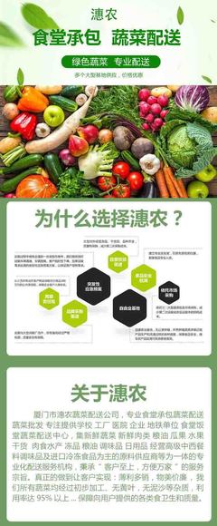 福州市倉山區城門蔬菜配送價格